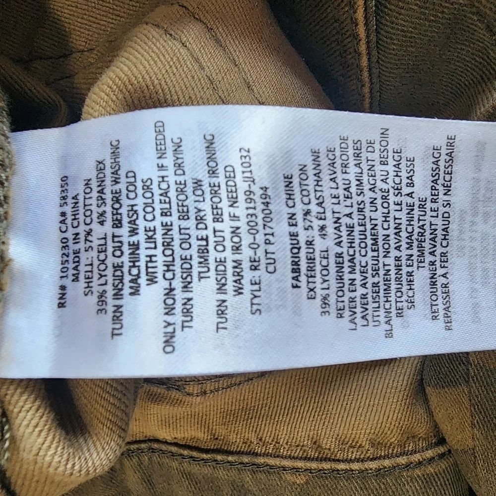 Joie Park Camouflage Cargo Skinny Pants - 32 - Picture 12 of 13